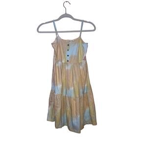 Roxy tie-dye tiered babydoll dress size 10 years